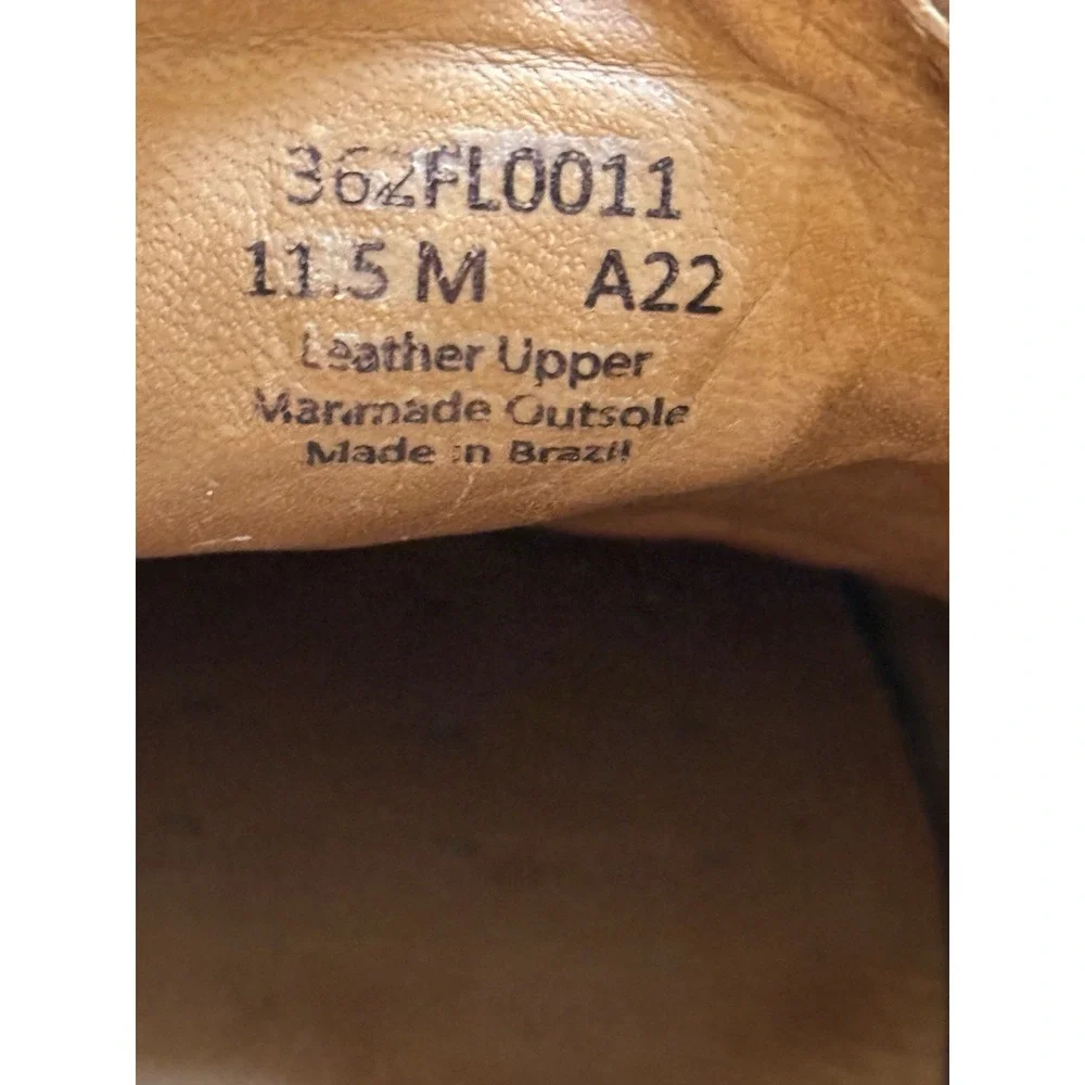 flag ltd napa glove Men's Brown Leather Loafer Size 11.5M Classic Brazil Preppy